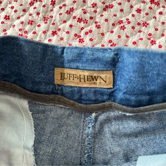 Vintage 90s denim shorts size XXS/XS 22” waist high rise baggy oversized jorts - Picture 2 of 6